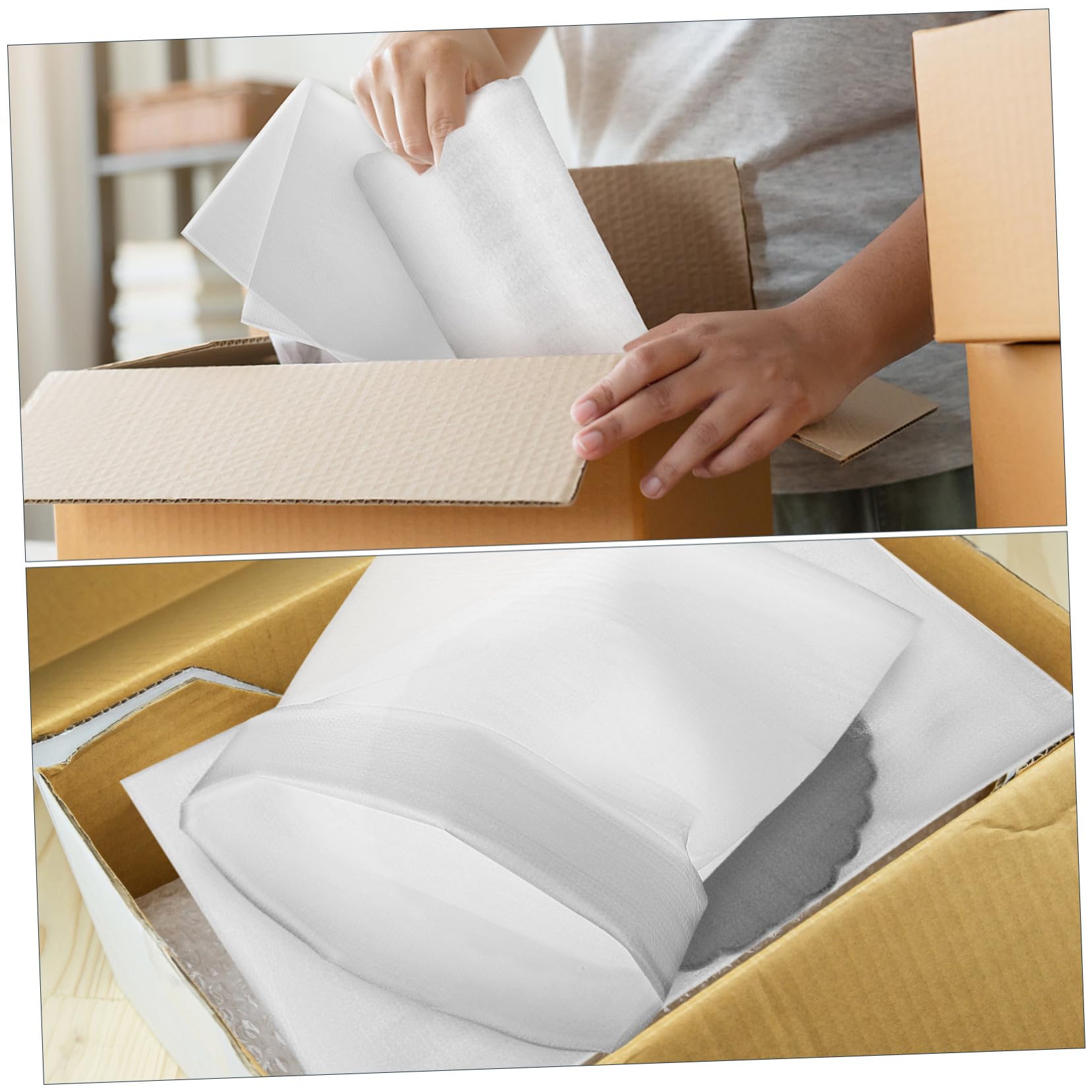 Mobestech Sacchetti Imbottiti in Schiuma per Spedizioni e Traslochi Protezione e Ammortizzazione Buste per Imballaggio Fragili Pe 30x40cm 100 Pezzi