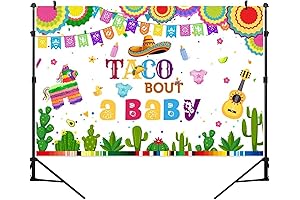 Taco Bout A Baby Backdrop - Unforgettable Baby Shower Fiesta!