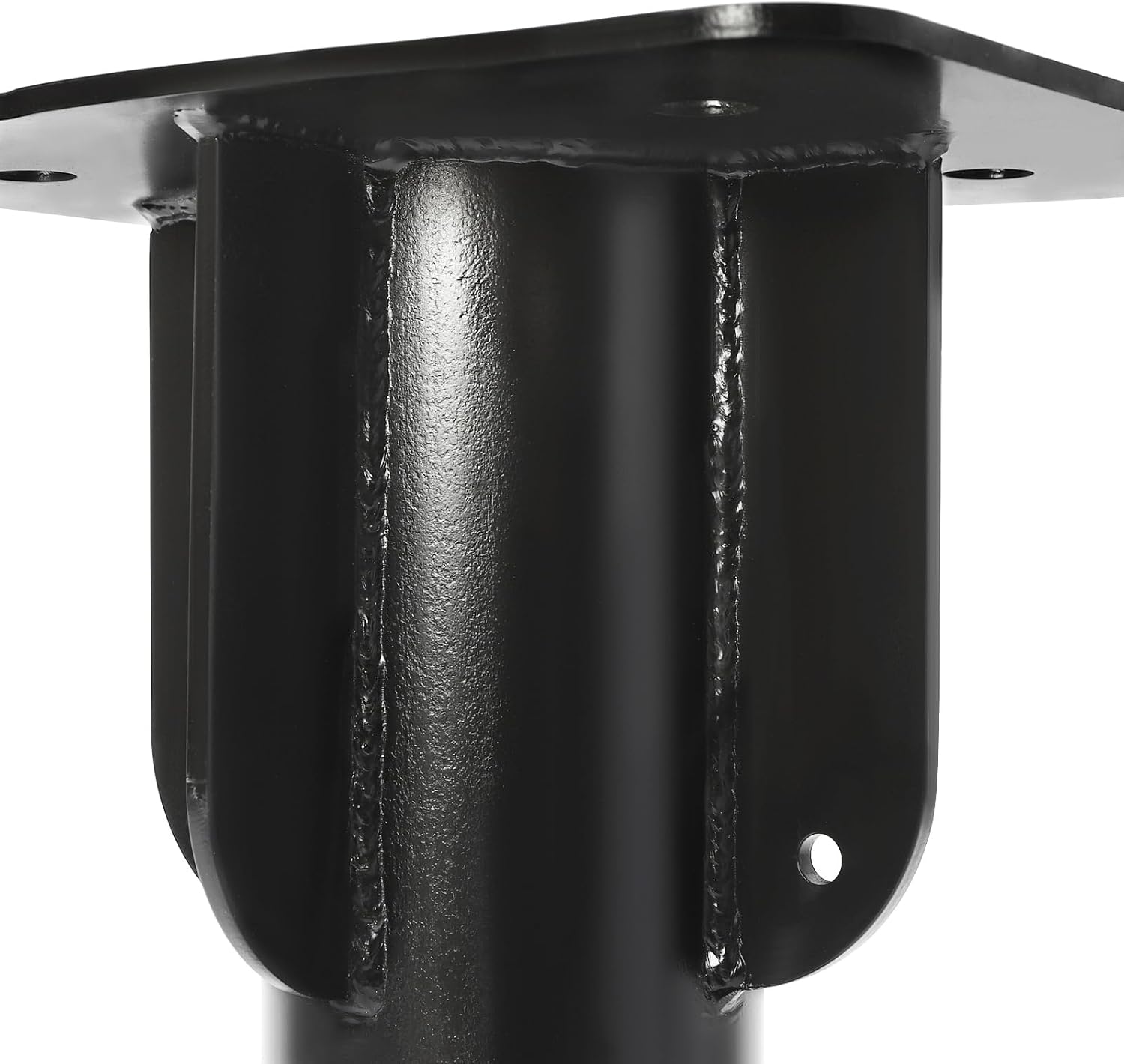 17-Inch Fifth Wheel RV Adapter, Q235 Steel Construction,Adjustable Cushioned Fifth Wheel Hitch 2-5/16" Ball Pocket for RV Camper Trailer Fifth Wheel to Gooseneck Coupler Towing Adapter
