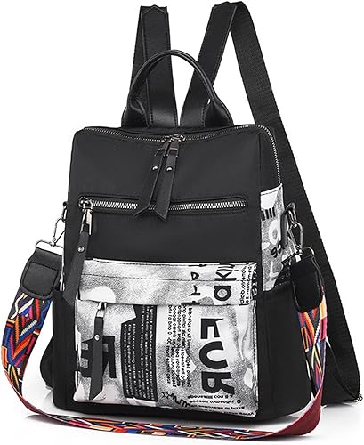 Mochila para mujer mochila de hombro de moda mochila de viaje Oxford portátil antirrobo multicolor Multi color Mochilas Daypack