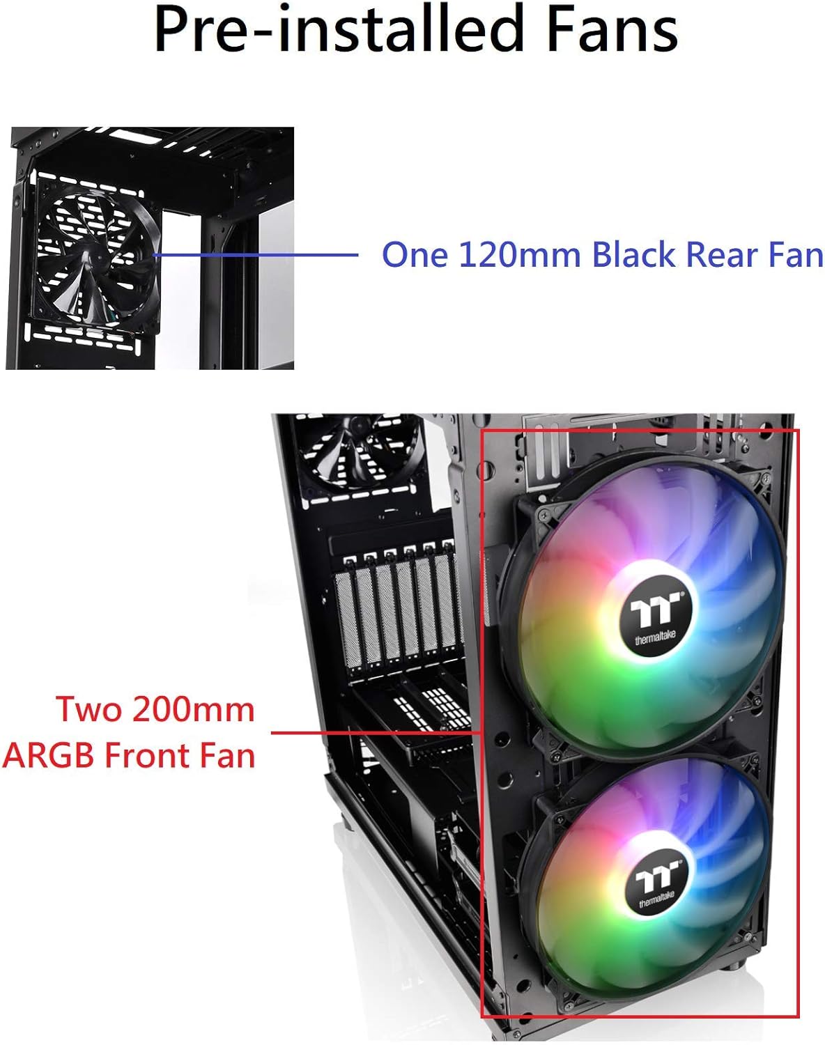 Thermaltake Level 20 RS I/O Ports