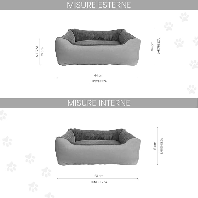 Foto 5 de 5 de Italian Bed Linen Cama Acolchada Doubleface para Perros y Gatos “Love”