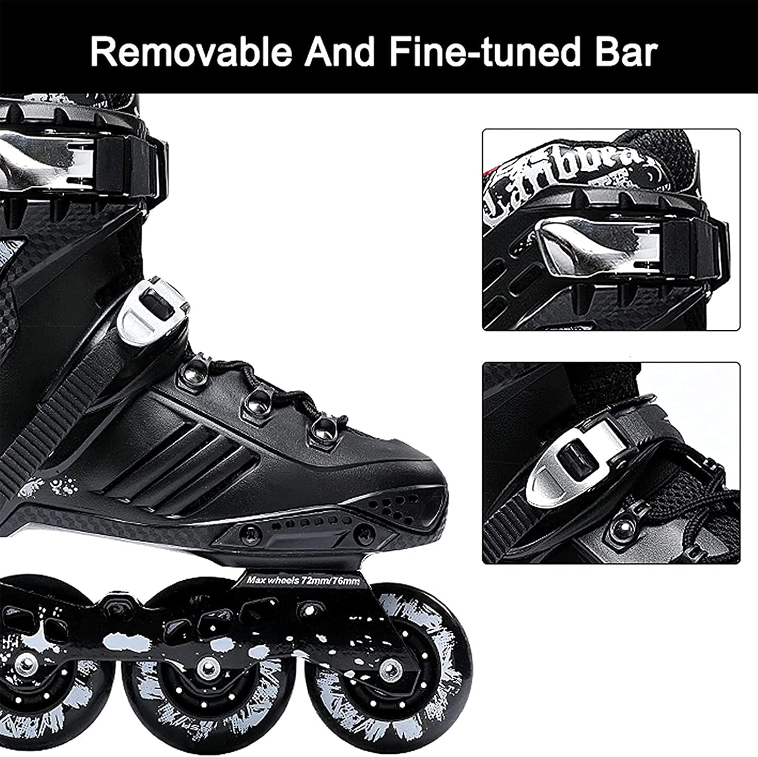 Adjustable Inline Skates for Toddler Girls Boys Kids, with Luminous Wheel,Safety and Breathable Roller Skates, Lighting Wheels for Indoor Outdoor Backyard Skating,B,36EU/3.5UK/4.5US/23JP