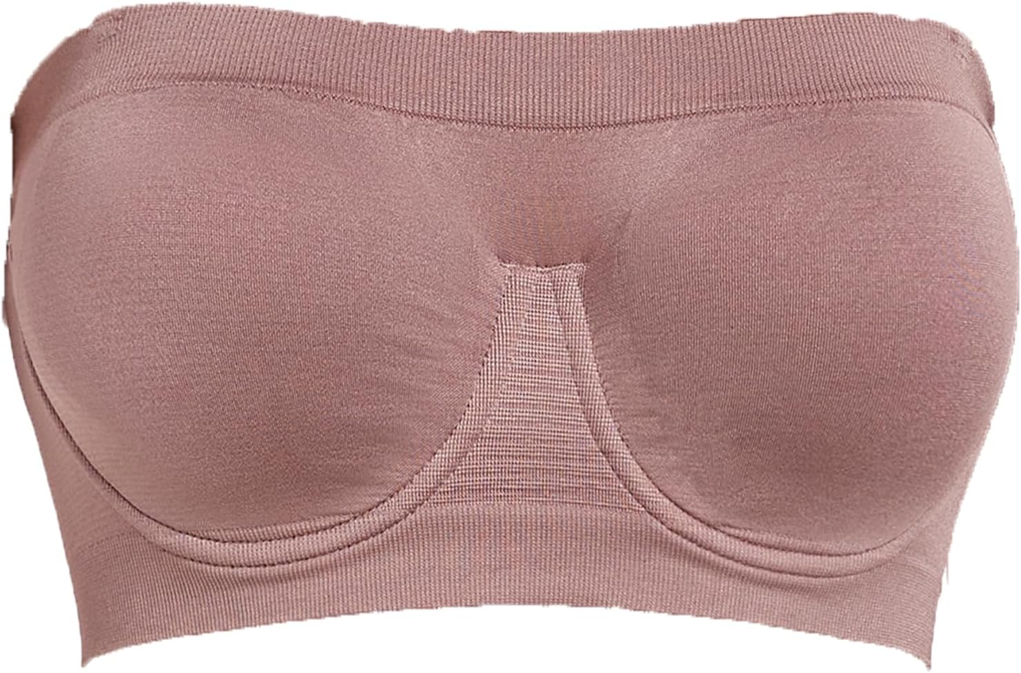 Women‘s Underwire Strapless Multiway Bra Bandeau Seamless Supportive Bras Non Padded Top