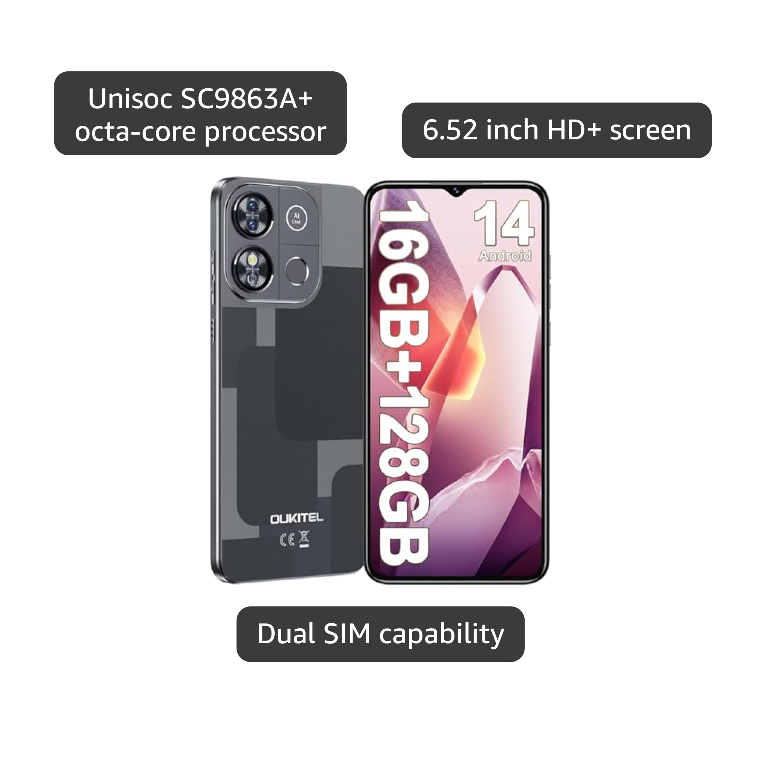 Amazon.com: OUKITEL Heavy-Duty Smartphone, Android 14, 64GB + Amazon.com: OUKITEL Heavy-Duty Smartphone, Android 14, 64GB +