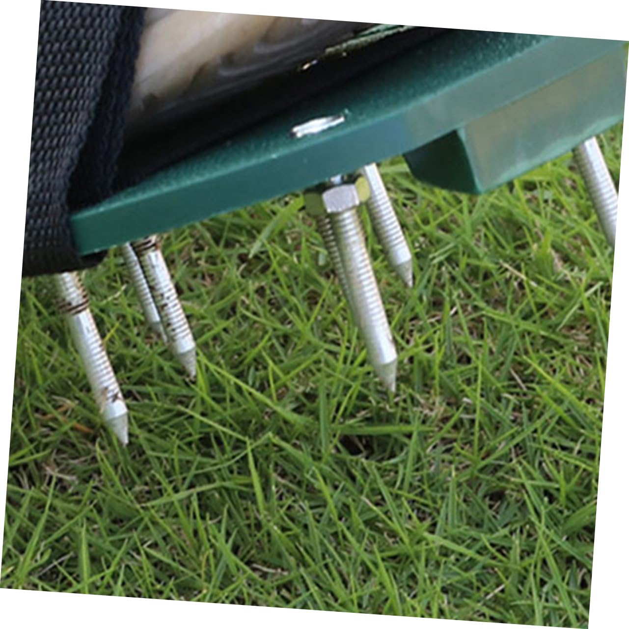 GARVALON Lawn Aerator Shoes Spikes 40pcs Metal Stakes Heavy Duty Aerating Shoes for Grass Aerator Coring for Garden