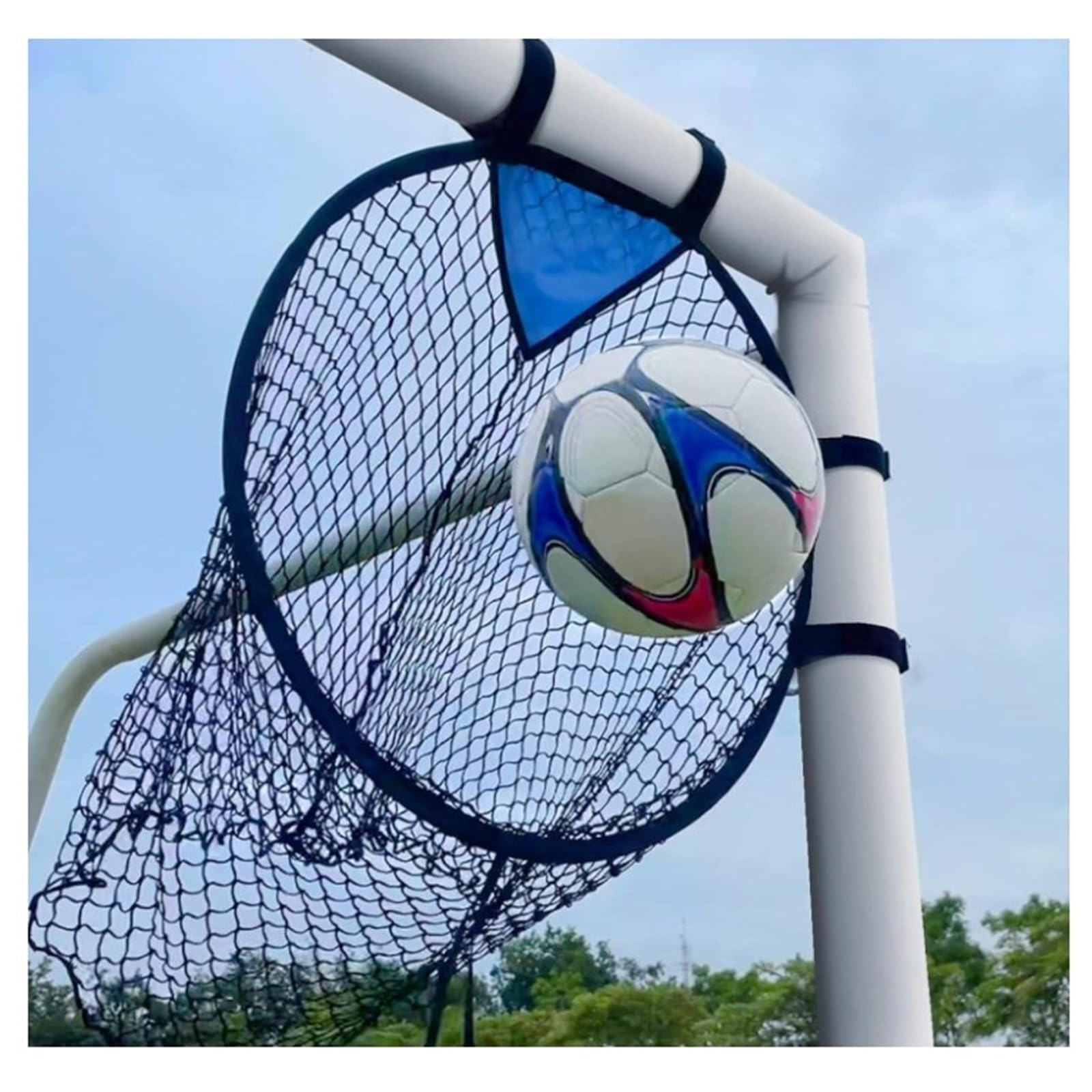 4 Bersagli Da Calcio Da 15 Cm Con Cinghie Regolabili – Accessori Per Allenamento Di Precisione Per Calcio, Hockey E Baseball