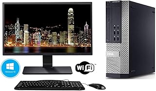 Fast Optiplex 390 Business Desktop Computer Tower PC (Intel Core i5-2400, 8GB Ram, 1 TB HDD, HDMI, WIFI, DVD-RW) Win 10 Pro With CD (Certified Refurbished)