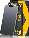 [2 Pack] Matte Glass Screen Protector Designed for iPhone 15, Anti-Glare, Anti-Fingerprint, Install Frame, 9H Tempered Glass