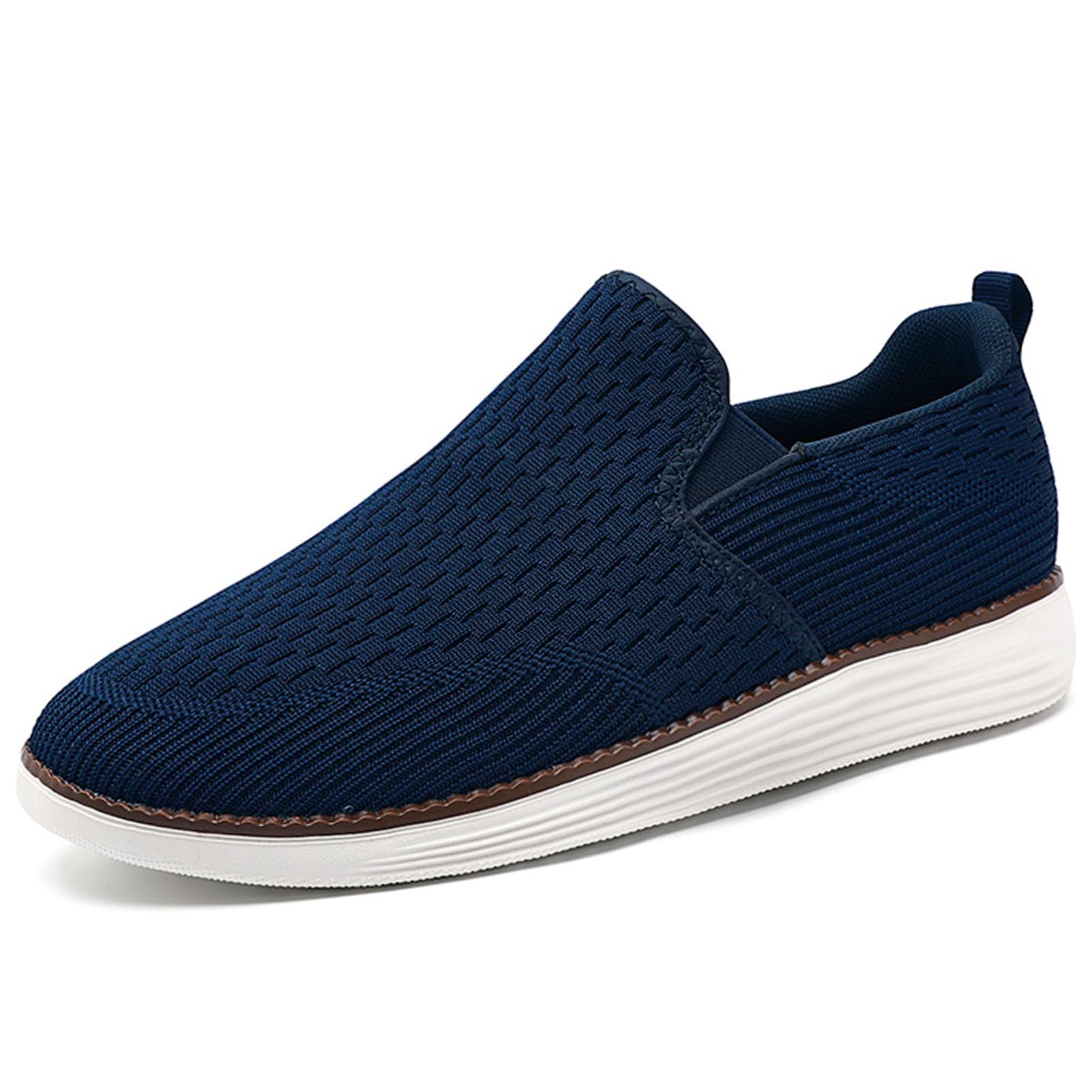 ZGPWZWL Schuhe Herren Slipper Slip on Sneaker Loafer Mokassins Turnschuhe Leichte Sommerschuhe Anzugschuhe Atmungsaktive Business Freizeitschuhe Schlupfschuhe