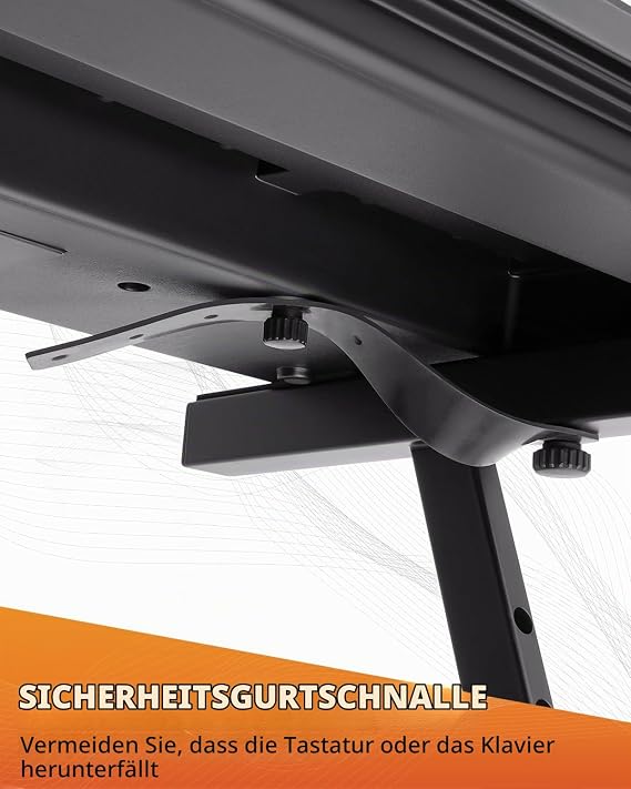 STRICH Piano Keyboard Stand - Adjustable Portable Music Stand for Kids and Adults Fits 54 61 88 Keys Electric Pianos Sturdy Music Keyboard Stand (Z Style)