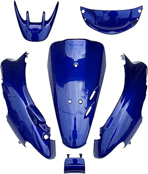 あお様 Amazon | トウカ (go go bike) ZX 2型 外装 カウル 青 プルー 7点