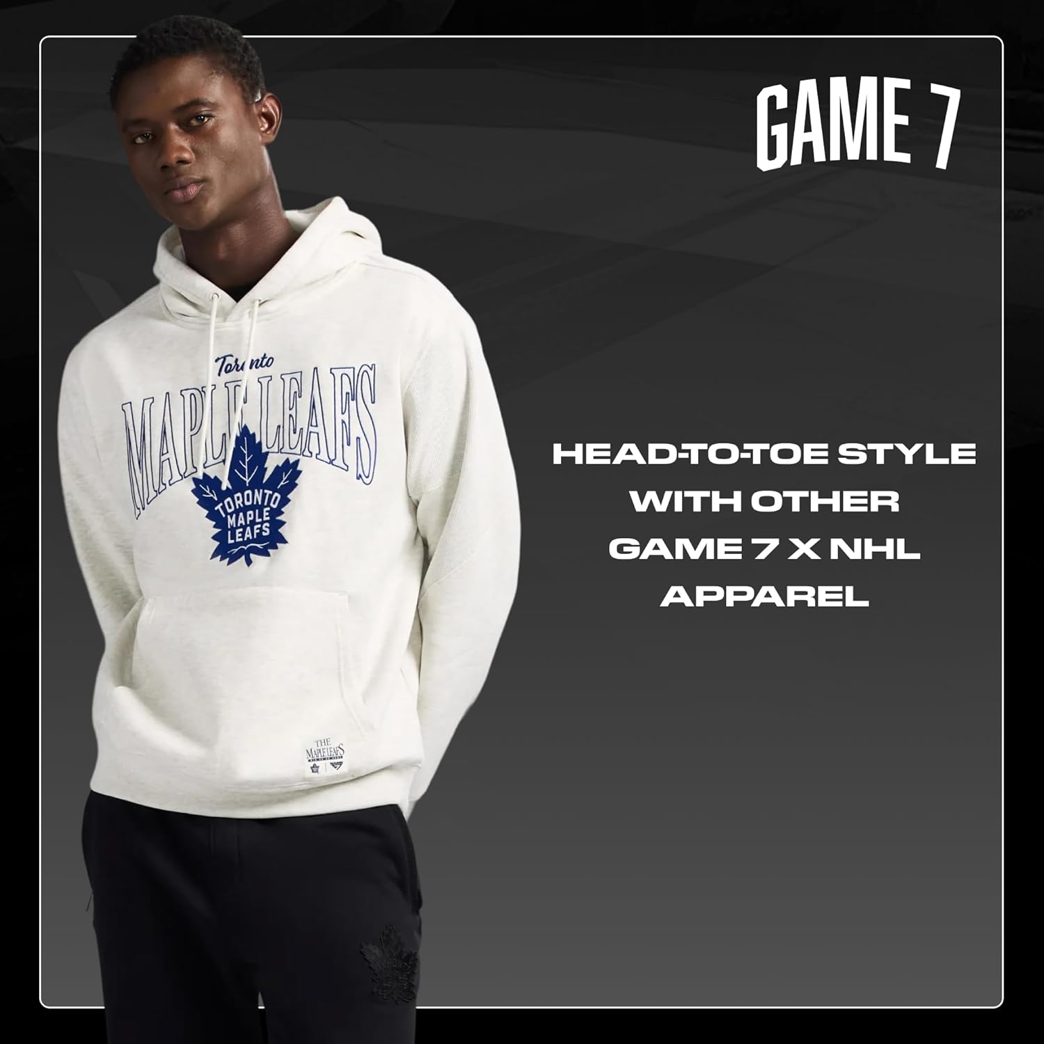 Game 7 NHL Mens Game 7 X NHL Men's Officially Licensed Casual Slim Jogger Fleece Sweatpants with Pockets - Image 7