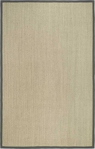 Miniatura 2 de Safavieh Colección de fibra natural NF443A tapete con ojo de tigre de maíz y trigo, 5 x 8 pies, Sisal