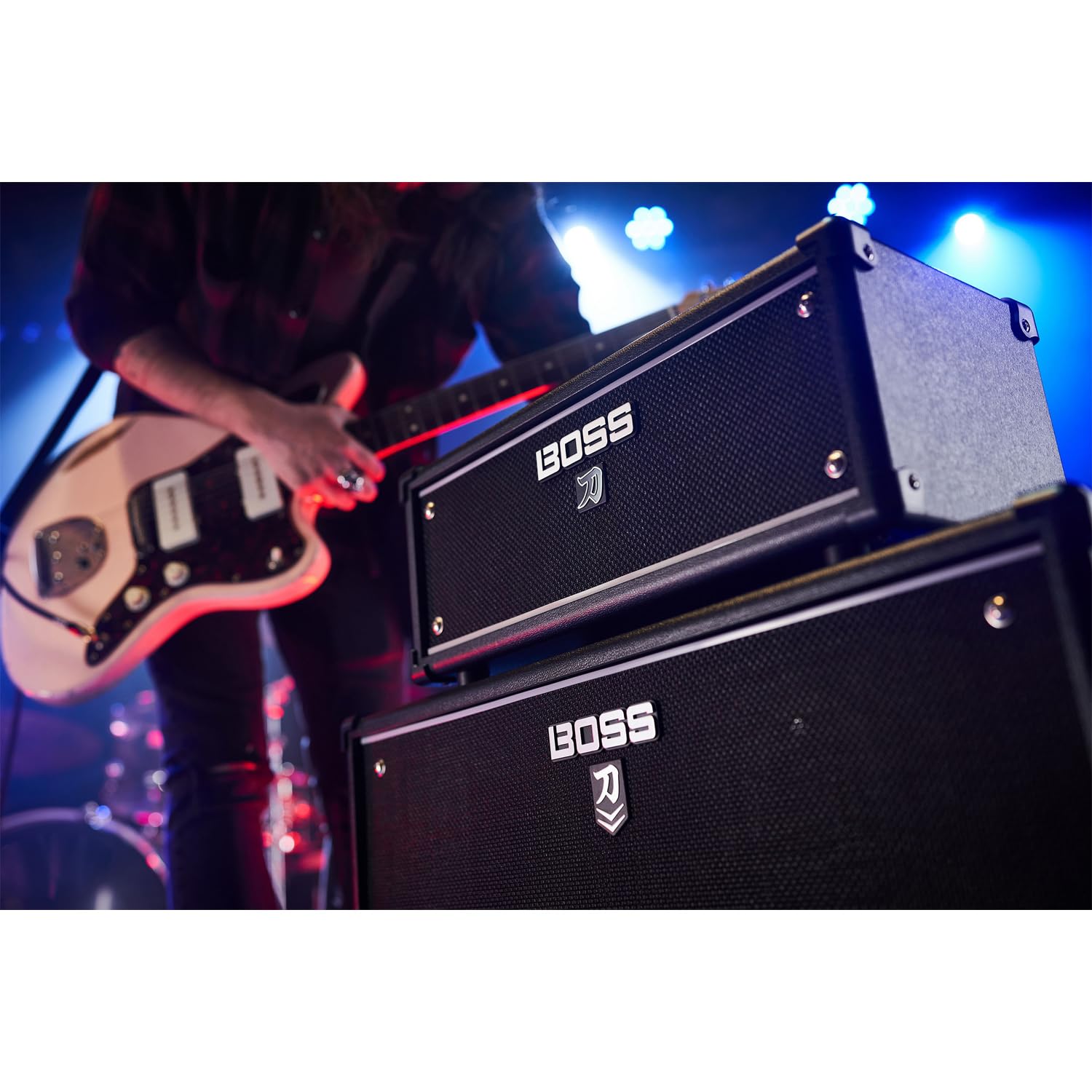 Boss Katana Head Gen 3 Gitarrenverstärker Amp Topteil mit GA-FC-EX Fußschalter und keepdrum Klinkenkabel