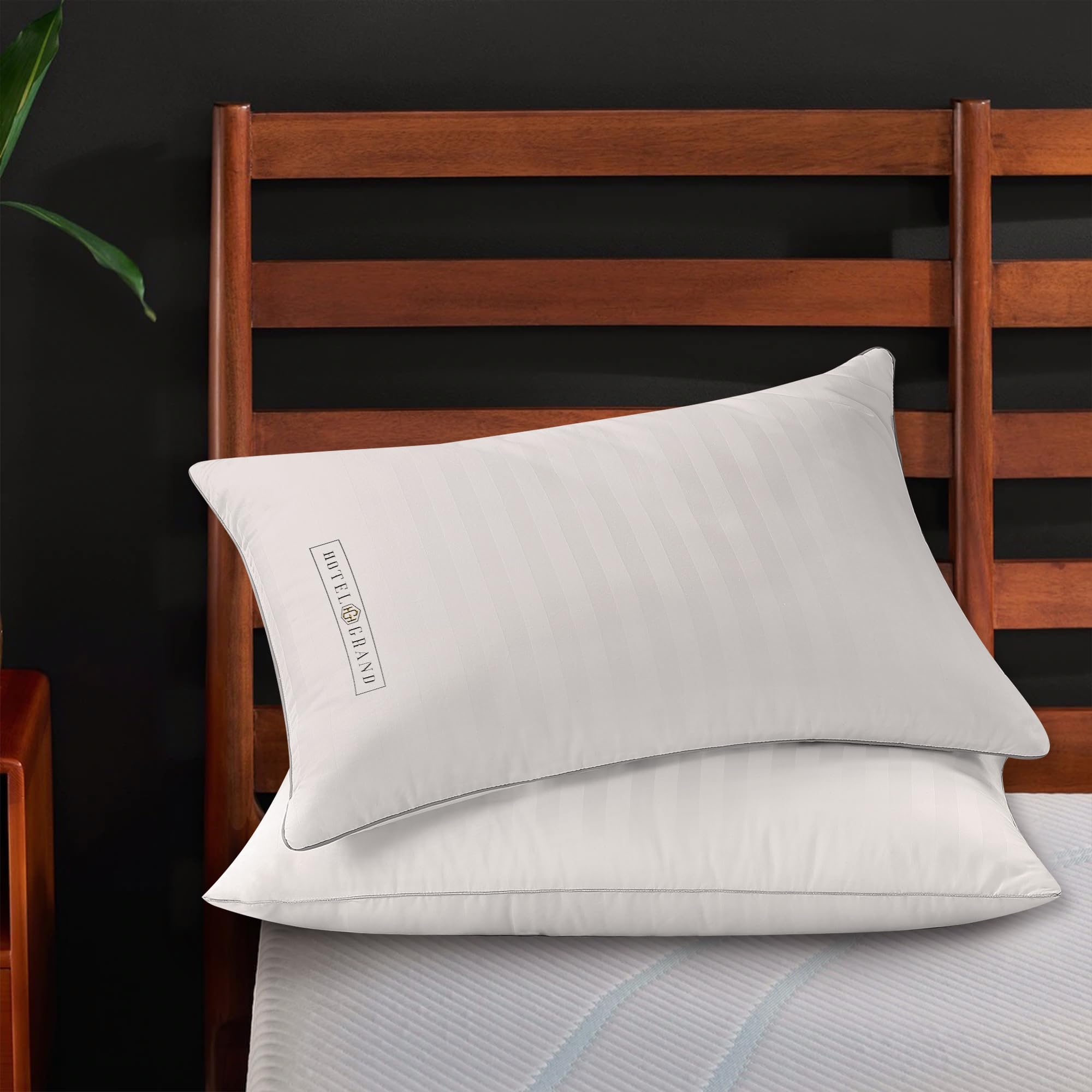 Hotel Grand Feather 100 Cotton Size Set of 2 Pack Home Decoration Bed