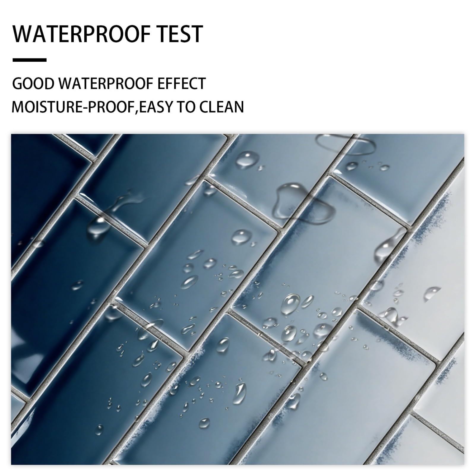 Płytki samoprzylepne Schody Credence Adhesive do kuchni z cegły winylowej | Samoprzylepne naklejki ścienne łazienkowe z wzorami płytek pcv 30 x 30 cm gradient szary