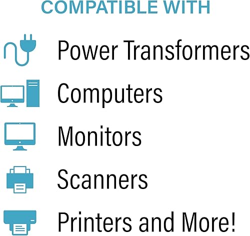 Miniatura 5 de Cables To Go Alargue calibre 18 según el sistema de medición AWG, para ahorrar enchufes, con receptor NEMA 5-15 a enchufe NEMA 5-15, color negro.