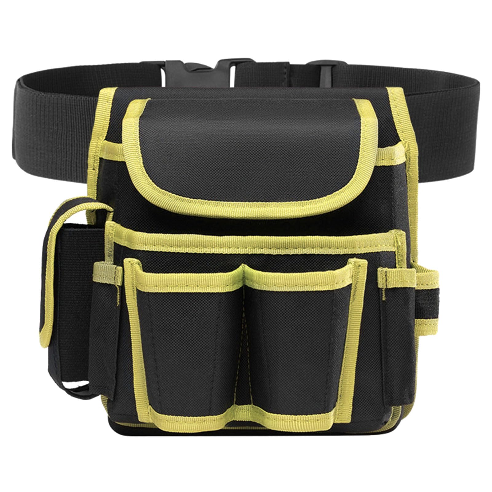 Tsophreniq Yellow Electrician Tool Pouches Belt Multiple Pockets Organizers Attachment For Technician Maintenance Oxford Fabric