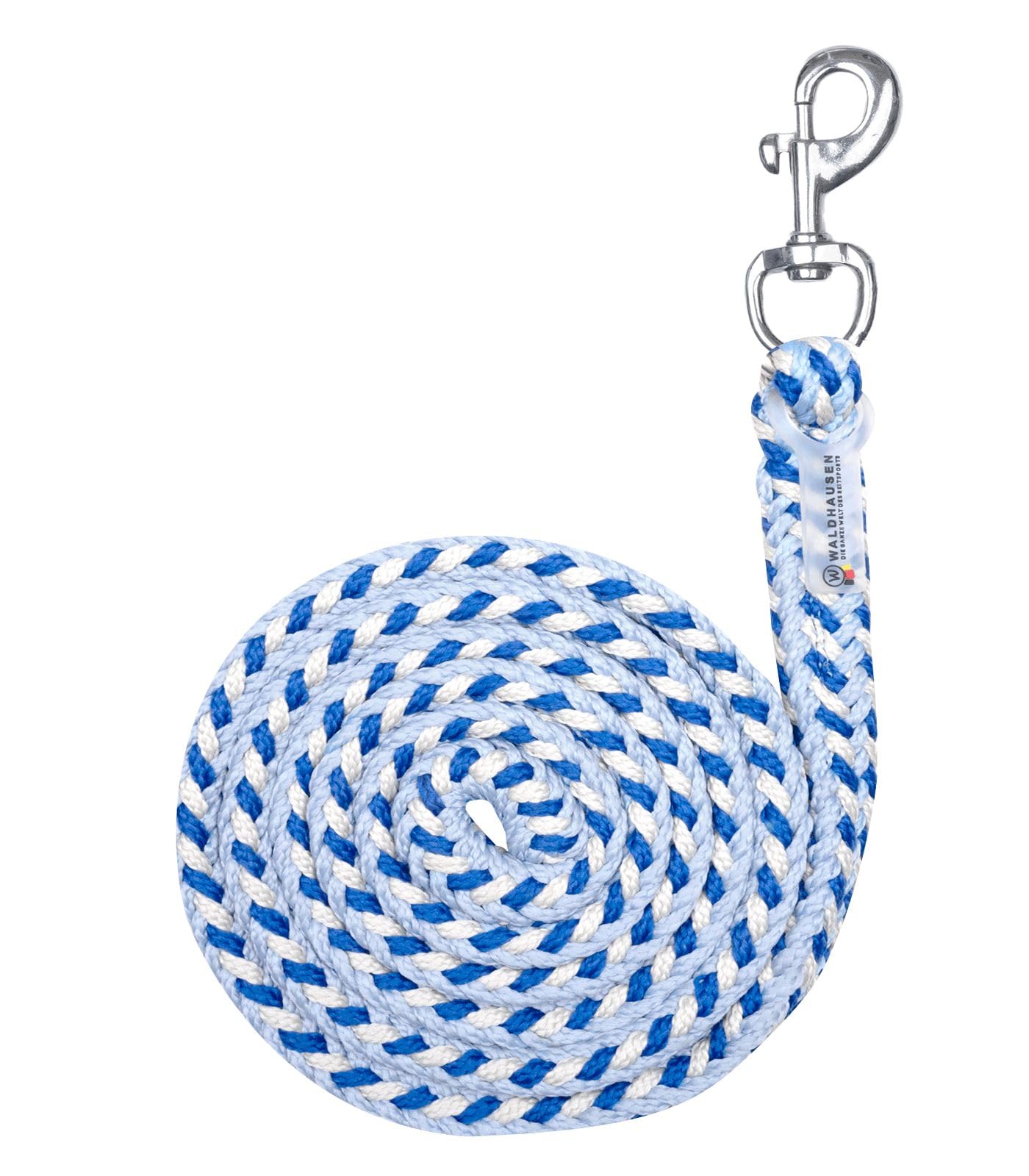 Anbindestrick Plus tricolore bleu saphir beige longe Waldhausen