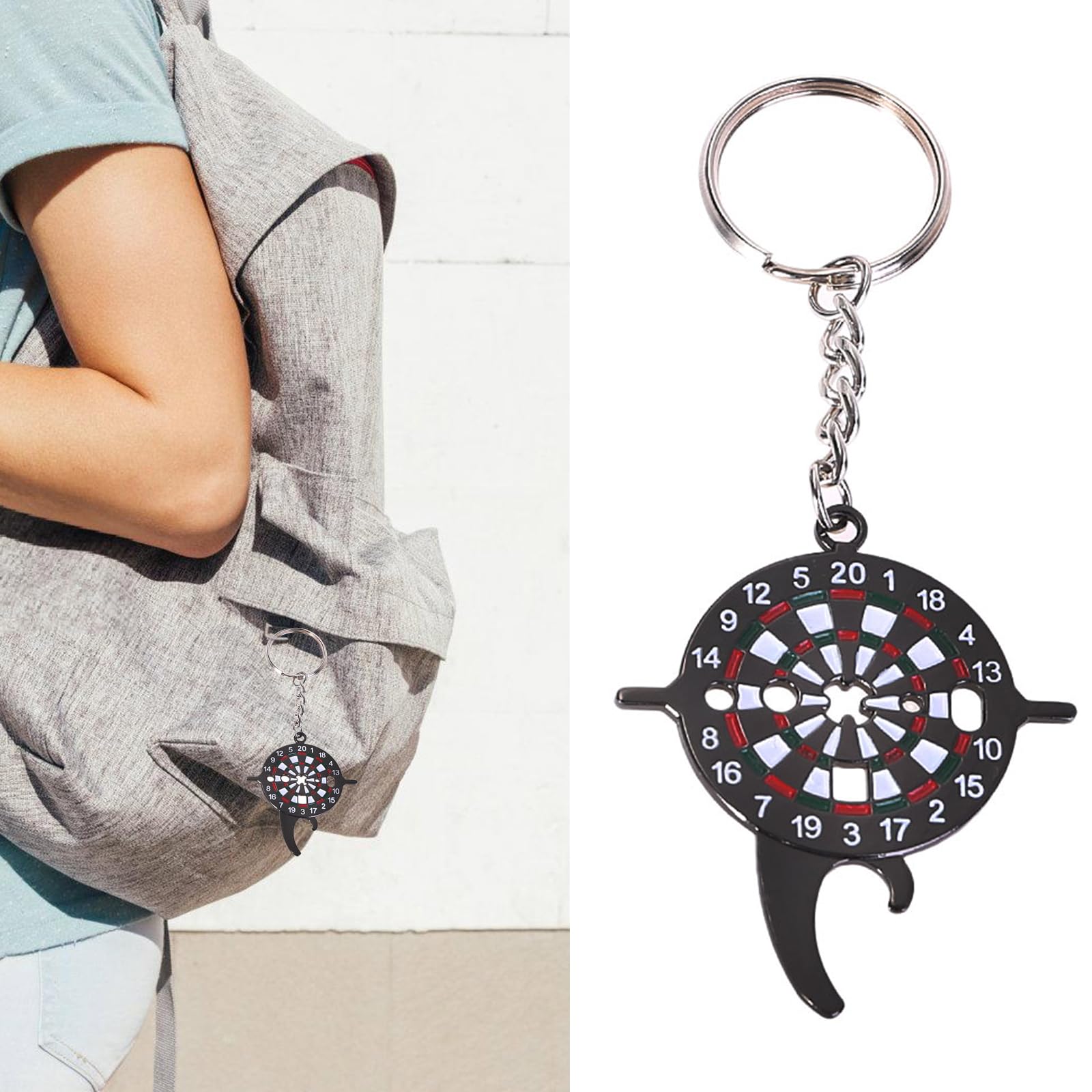 ダーツプレイヤーキーホルダー・缶バッジ 缶バッジ】再販 バッジケースキーホルダー 『clear』silver