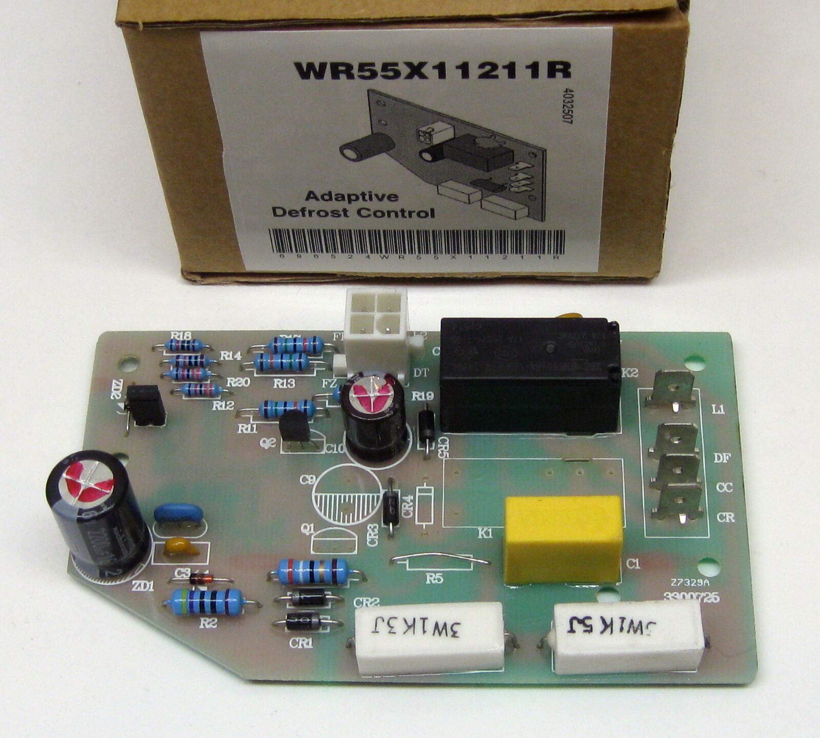 Refrigerator Defrost Module Control Board for GE WR55X11211 WR55X21623, courtesy of tonaka and shipped from the usa.