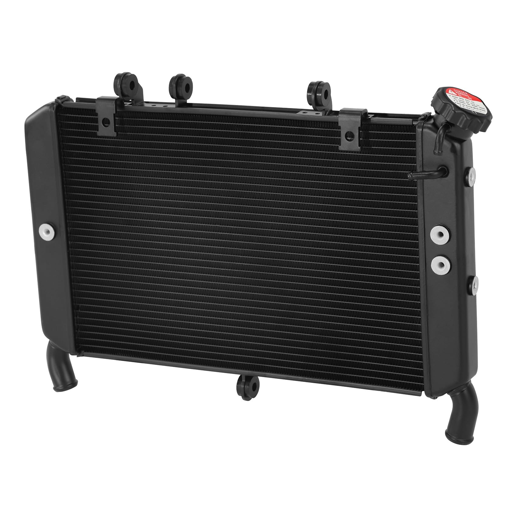 XNT MOTOR - Radiatore moto in alluminio per Yamaha MT-09, FZ09, FJ09, XSR900, TRACER 900 GT, sistema di raffreddamento ad alte prestazioni, anno di costruzione 2014-2021, nero