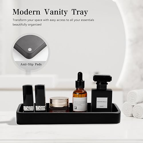 Miniatura 5 de Juego de accesorios de baño, juego de 4 piezas de accesorios de baño, dispensador de jabón, soporte para cepillo de dientes, juego de soporte Qtip,