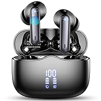 Cuffie senza fili Bluetooth 5.4, cuffie Bluetooth con 4 ENC