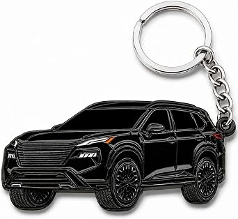 Rogue Metal Keychain - Compatible with Nissan Rogue Accessories SUV Key Fob 2021-2026, 2025 2024 2023
