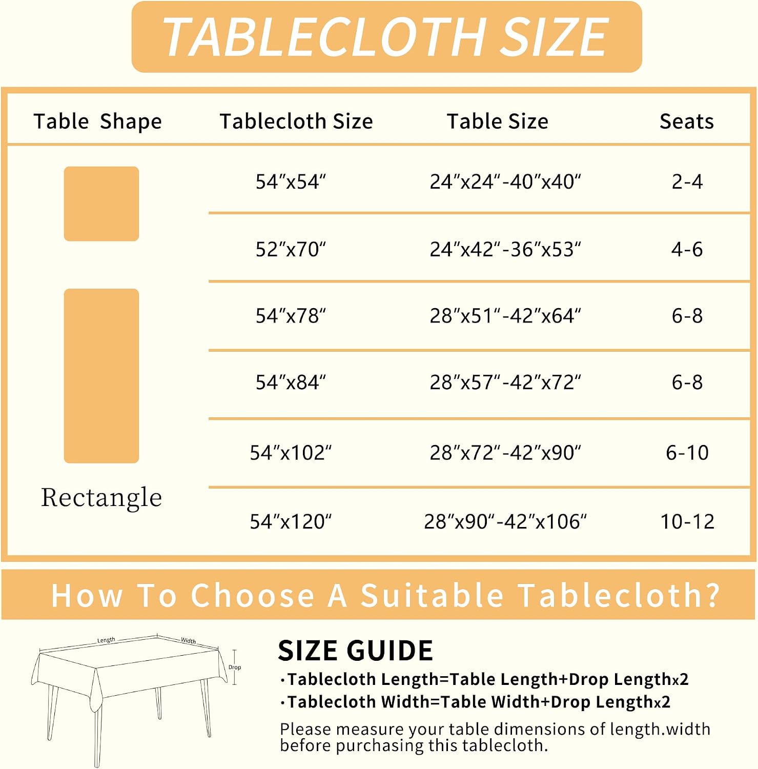Rectangle Table Cloth,100% Waterproof Tablecloth Oil Proof Spill Proof Vinyl Table Cloth, Wipe Clean Plastic Table Cover for Dining, Camping, Indoor and Outdoor 54" x 120",Songbird