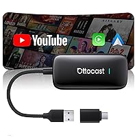 OTTOCAST Play2Video Ultra 2026 AI Box, Adattatore CarPlay Wireless e Android Auto