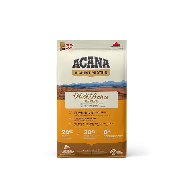 Acana Wild Prairie Comida para Perros - 11400 gr
