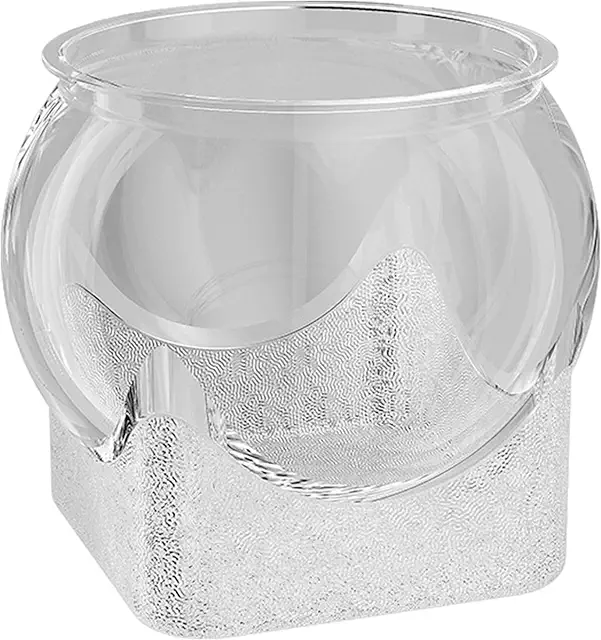 Aquarium Rond Transparent - Bols à Poissons Globe Décoratif pour Bureau