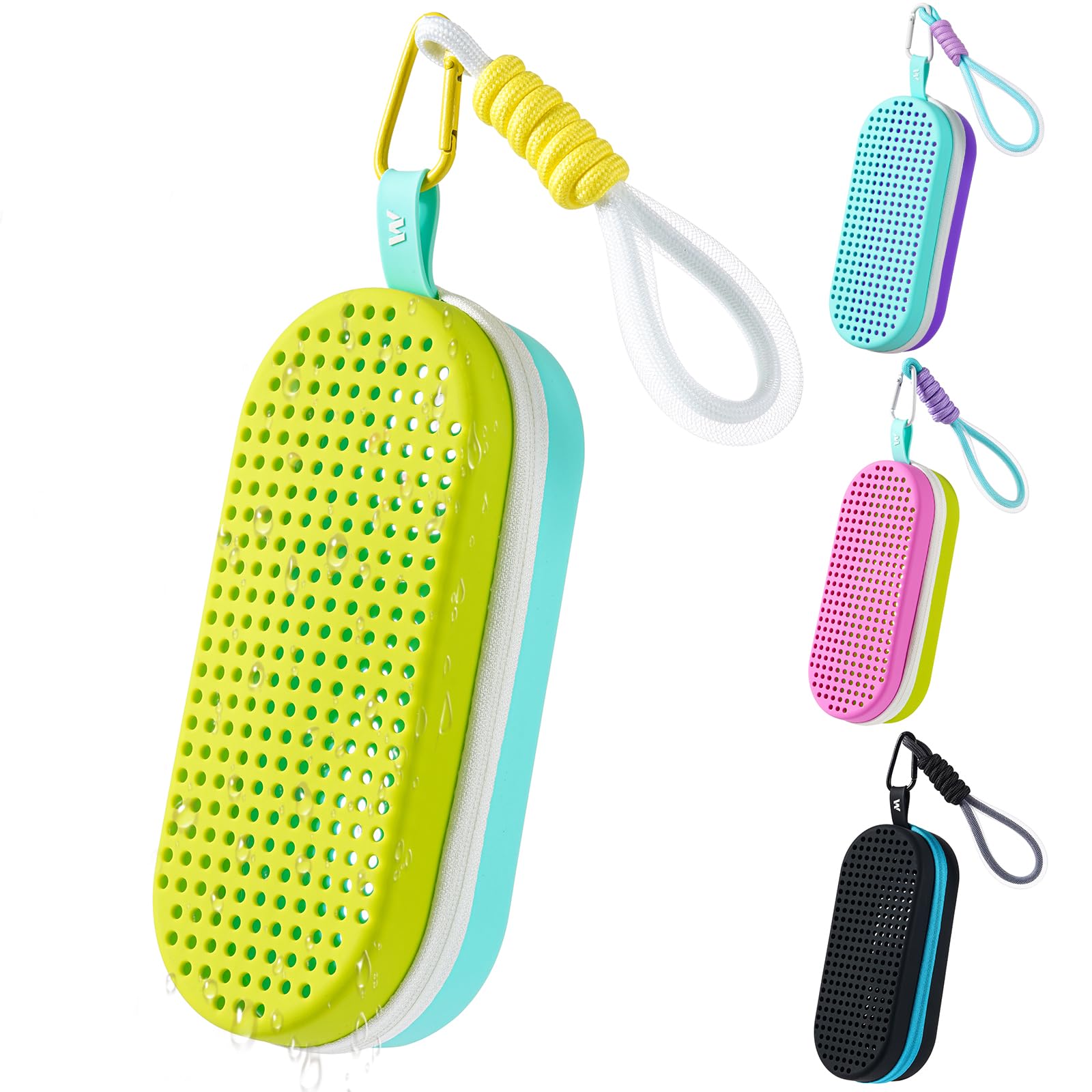 Swim Goggle Case For Swimming Goggles, Swimmer Gifts for Kids Teens Adults, Silicone Case…