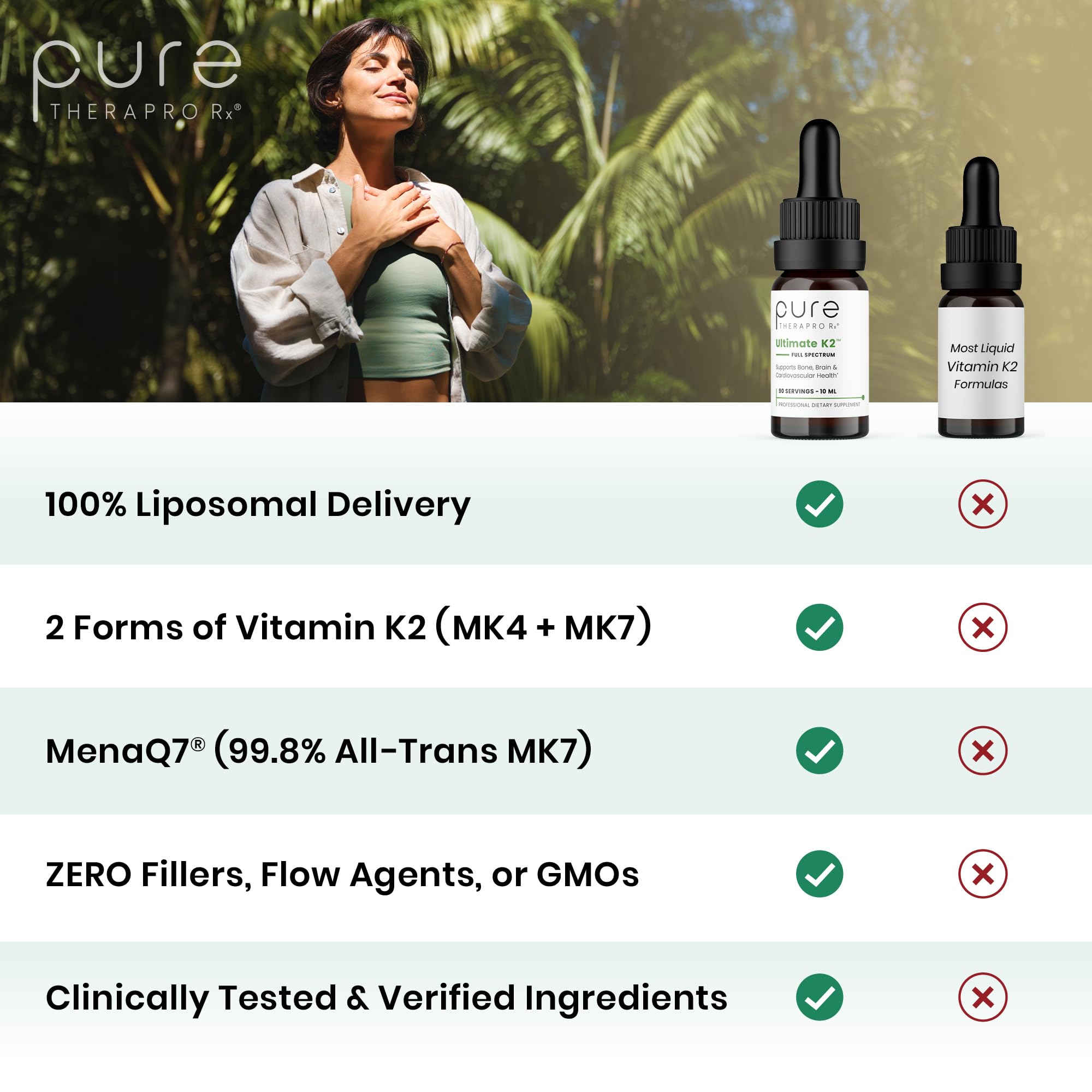 Liposomal Vitamin K2 Drops, MK-4 & MenaQ7 MK-7, 600 mcg, 10 mL — Amazon image 3