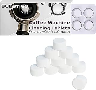 Espresso Cleaning Tablets for Breville Espresso Machine Cleaner Cleaning Tablets for Jura Miele Philips Bosch Ninja Luxe Automatic Coffee Machine Coffee Oil Remover Expresso Esspresso Clean 10 Tabs