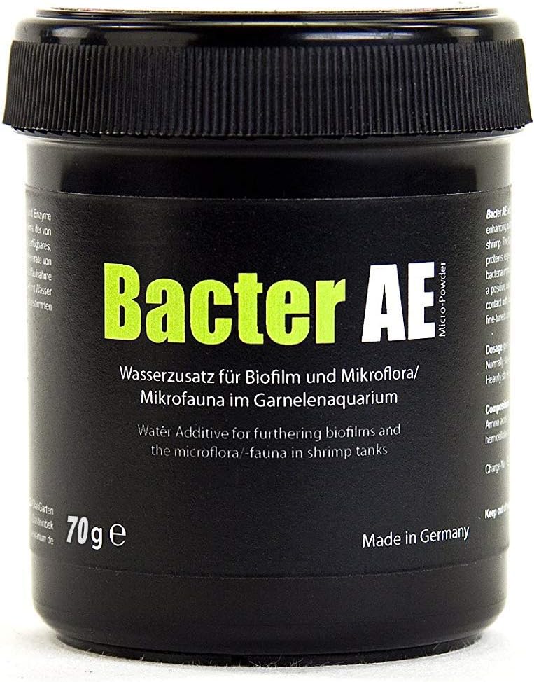 Glasgarten Bacter Ae Shrimp Tank Treatment (70G) | Nutrients For Live Freshwater Shrimp Food / Aquarium Water (Neocaridina, Amano, Red Cherry, Rili)