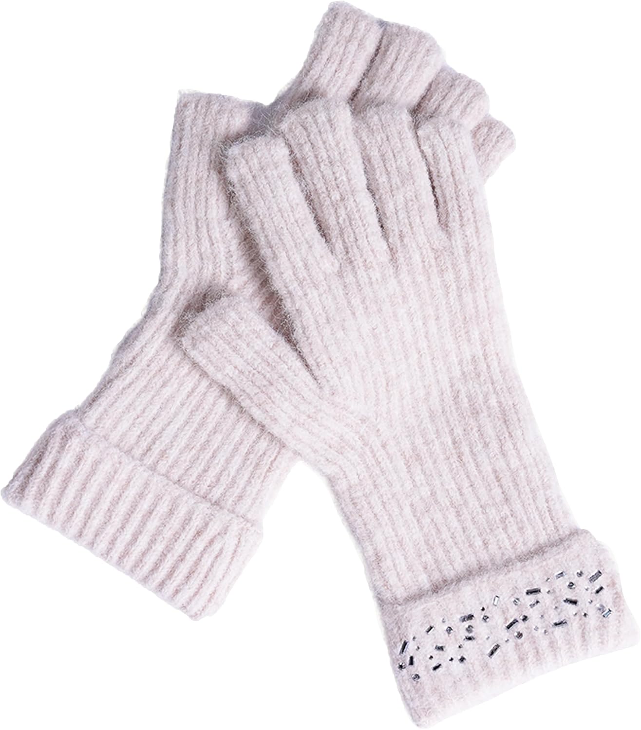 Ted Baker Women's Beanie and Glove Set, Polyester/Acrylic/Wool/Elastane