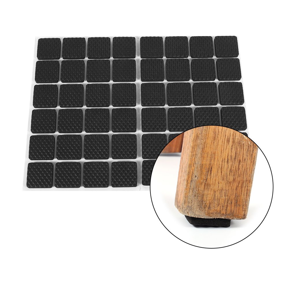 48Pcs Black Nonslip Self Adhesive Floor Protectors Furniture Sofa