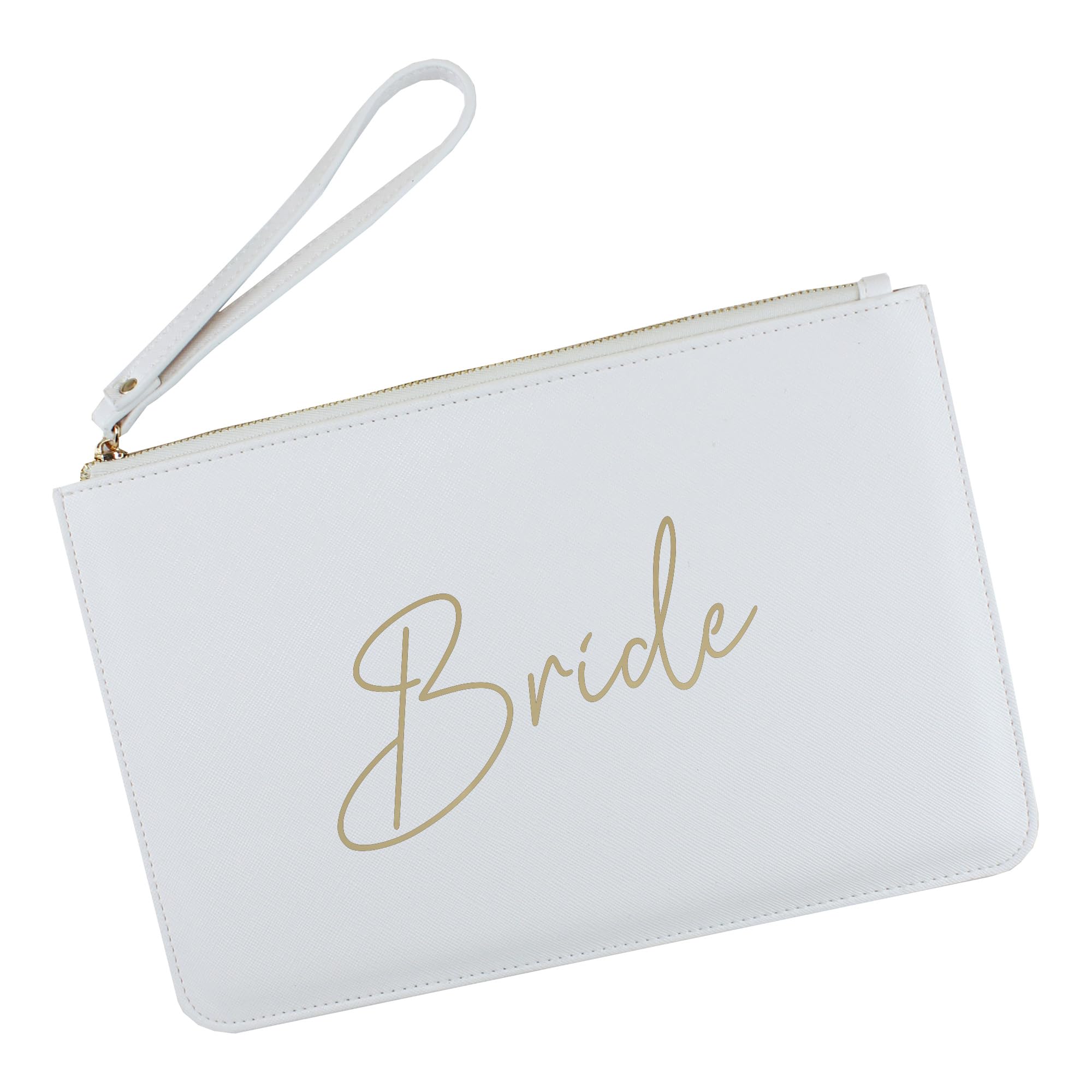 eBuyGB Women's Bride Clutch Bag, White, One Size
