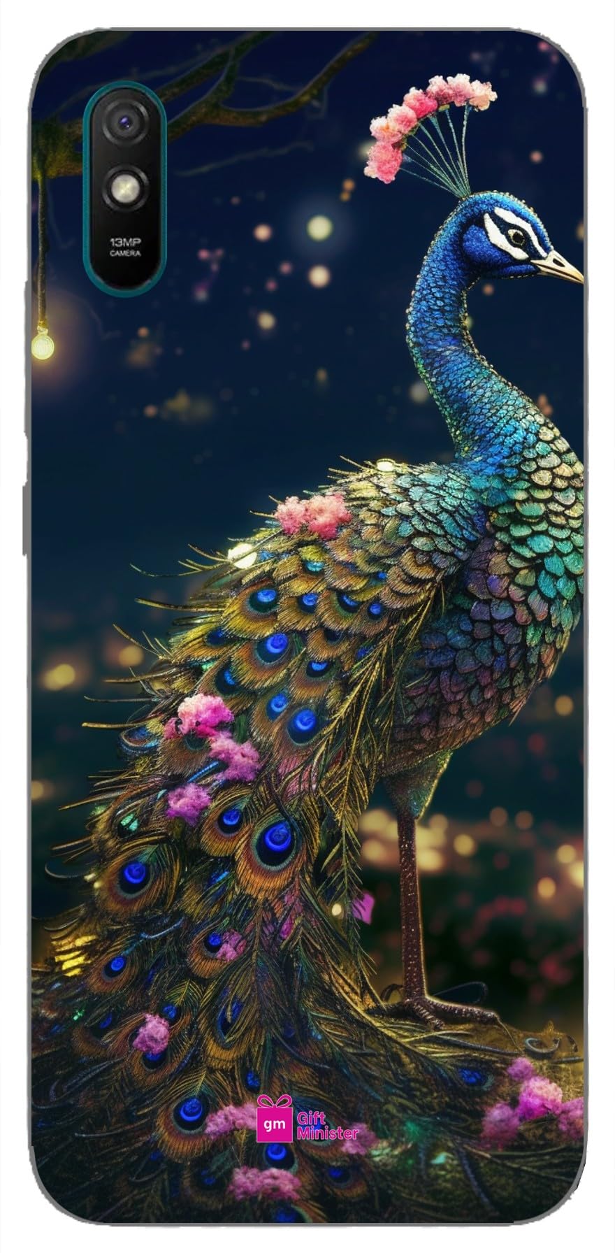 Gift Minister Soft Designer Mobile Case for Xiaomi Redmi 9A Back Cover Slate Gray - Super Cute Peacock Art Comfortable Grip Anti-Slip Lightweight Camera Protection Scratch Resistant 1Pcs 17011 (B0CQHGJQC4) Amazon Price History, Amazon Price Tracker