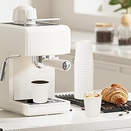 Huifany 300 Pack 5 oz Paper Cups, Small Bathroom Cups Disposable Paper Cup for Mouthwash,Hot/Cold Beverage Drinking Cup for Party, Picnic, BBQ, Travel and Event