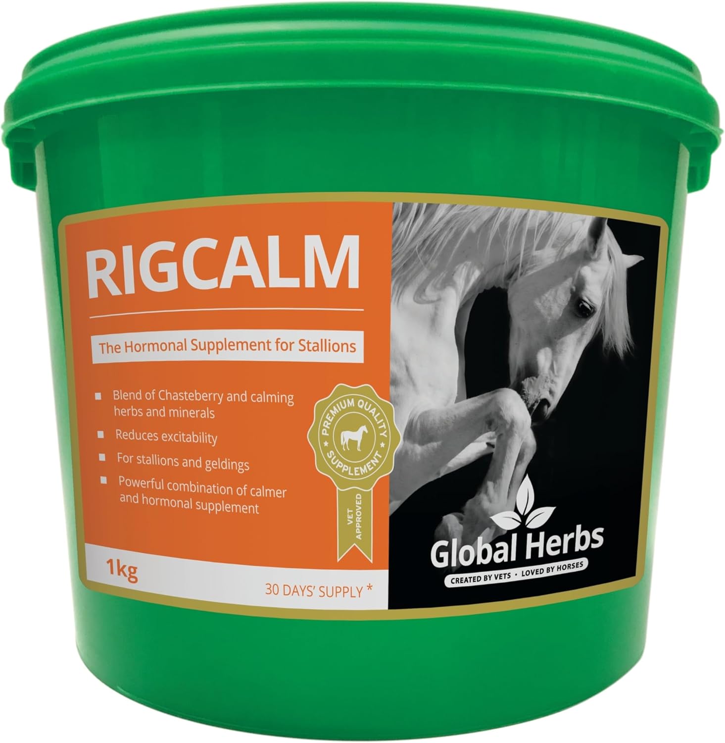 Global Herbs See Description Rigcalm 1kg, Clear, 1 kg