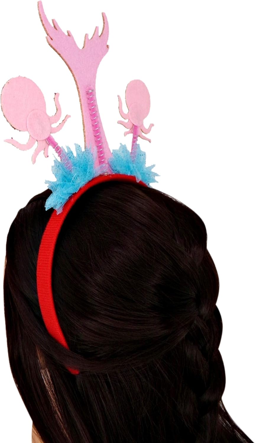 Mermaid Hair Accessories, Rainbow Tail and Purple Octopus, Glitter Headbands, Costume Accessories One Size Fits Most : Toys & Games