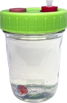 | Mushroom Liquid Culture Jar | With Injection Port | With Filter Port | Add Your Own Culture 1, 150ML