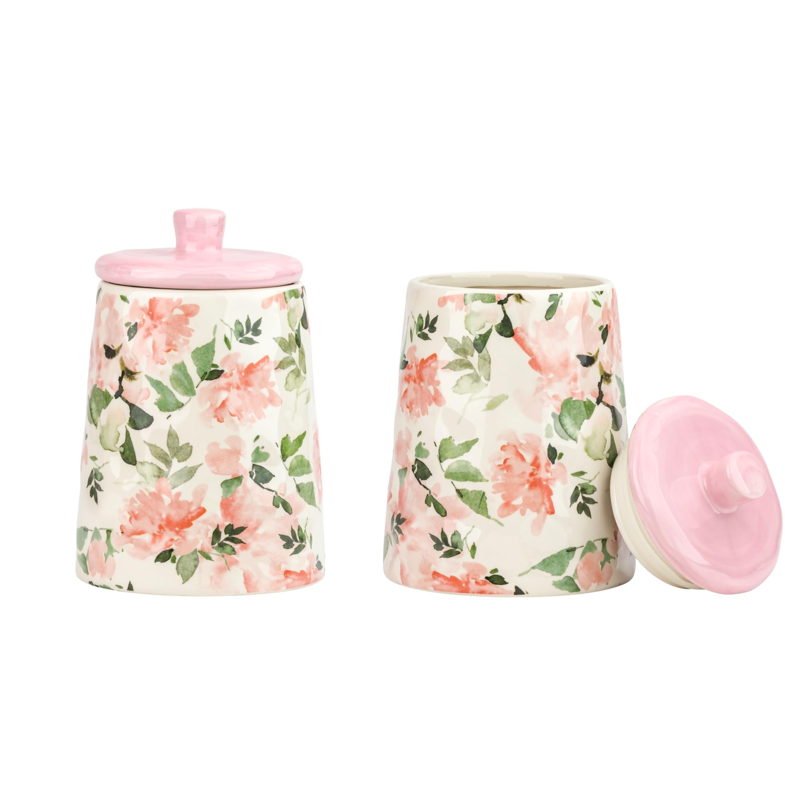10 Strawberry Street Pinky Roses / Large / 42.6 fluid_ounces Food Jars & Canisters