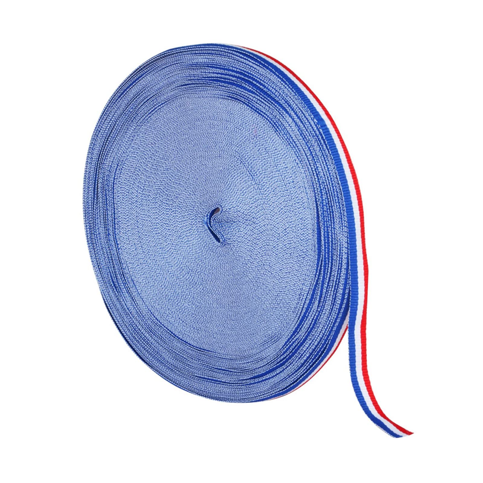 10M Tricolour Decorative Nylon Ribbon Red White Blue for Accessory Making Gift Wrapping National Celebrations (10M X 15MM) โ image 1