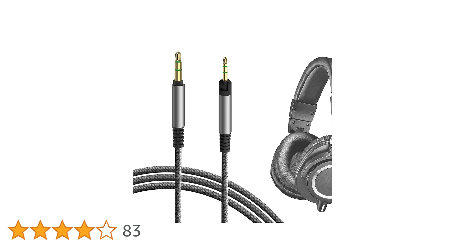 Amazon | Geekria ケーブル ナイロン編組 互換性 オーディオコード