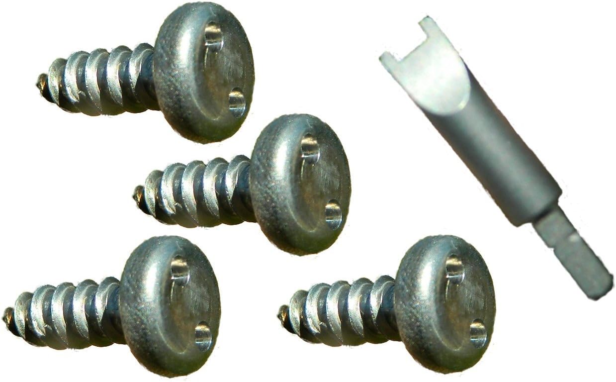 Plate Keeper Automotive License Plate Security Fasteners for American Made Vehicles